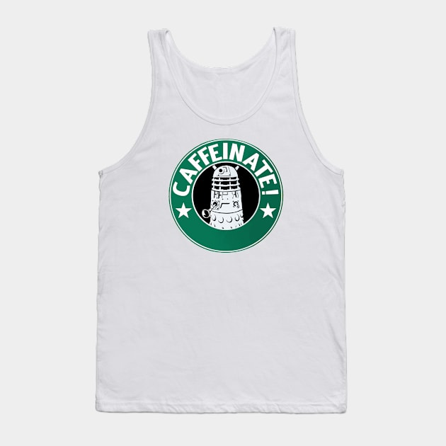 Dalek Starbucks Tank Top by Diablo